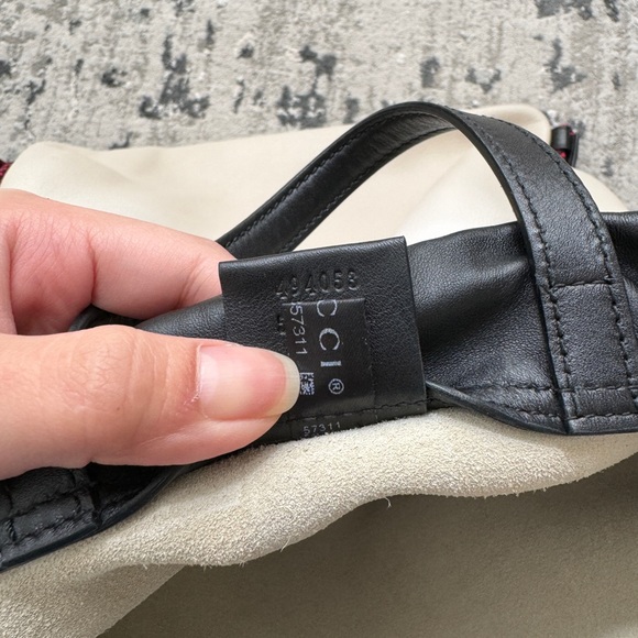 Gucci Leather Drawstring Backpack - Picture 6 of 13